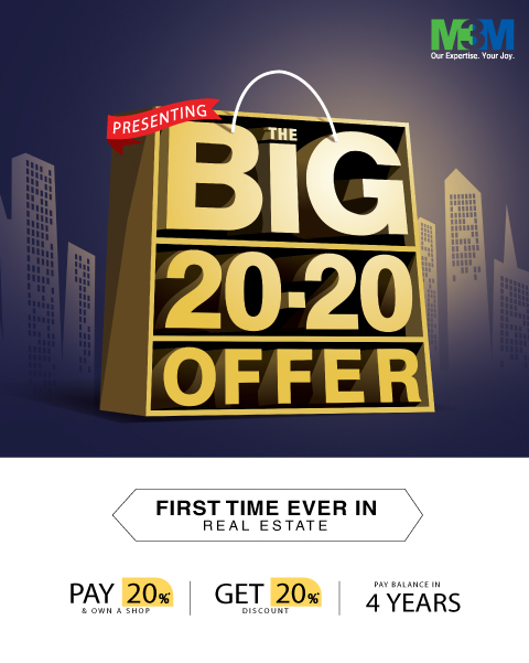 M3M Big 20-20 Offer for Commercial Properties