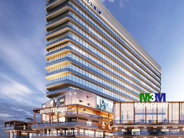 M3M Paragon 57 tower and retail podium (artist's impression)
