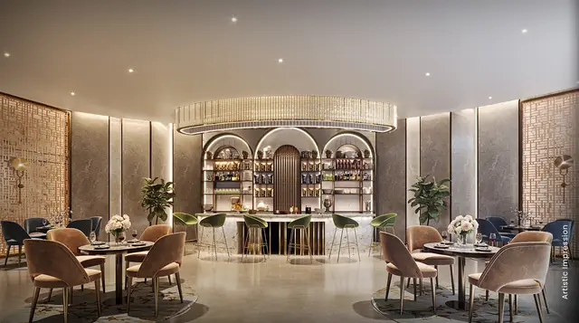M3M 57th Suites – restaurant and bar (artist's impression)