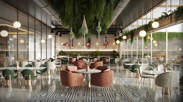 M3M 57th Suites – café (artist's impression)