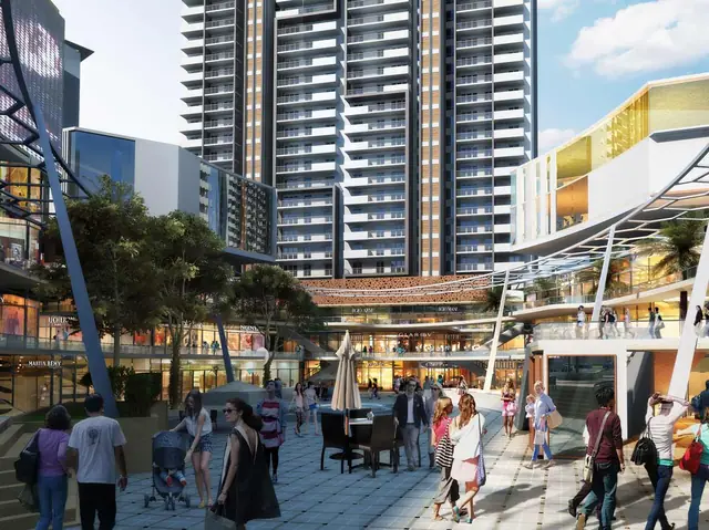 M3M 65th Avenue – boulevard cafés and plaza (artist's impression)