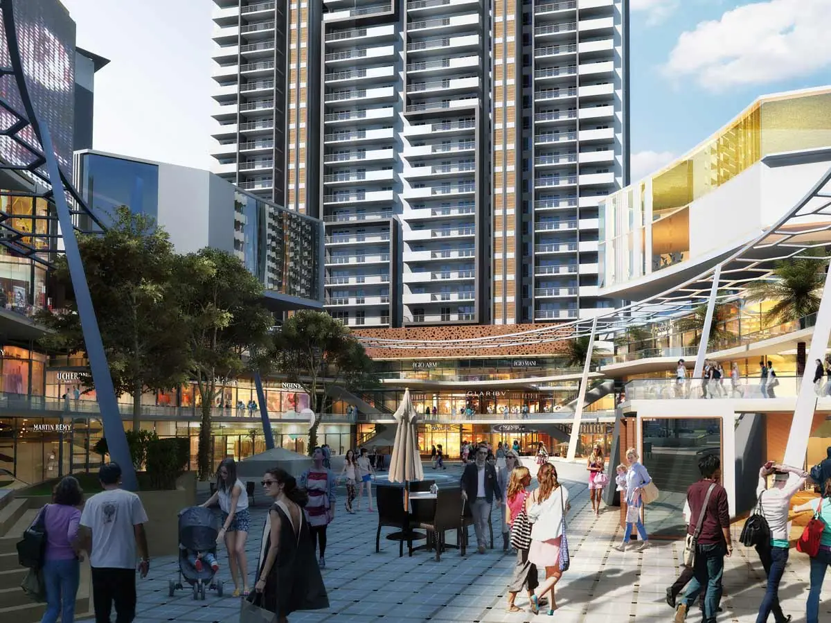 M3M 65th Avenue – boulevard cafés and plaza (artist's impression)