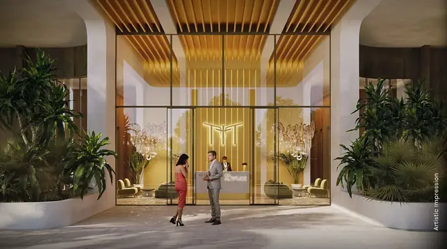 M3M Altitude – entrance lobby (artist's impression)