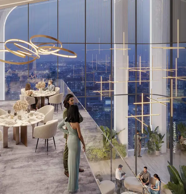 M3M Altitude – sky dining lounge (artist's impression)
