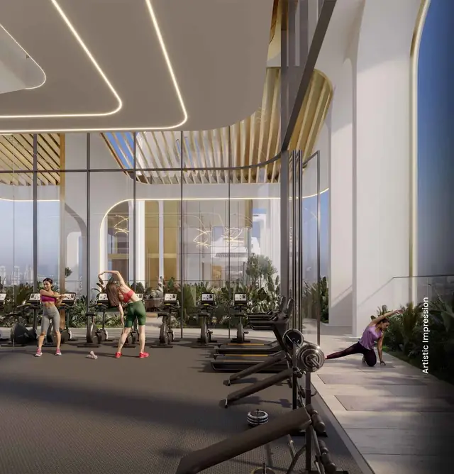 M3M Altitude – rooftop gym (artist's impression)