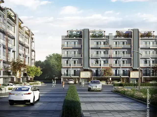 M3M Antalya Hills – G+4 floors block and internal driveway (artist's impression)