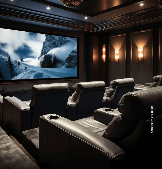 M3M Antalya Hills – mini theatre (artist's impression)