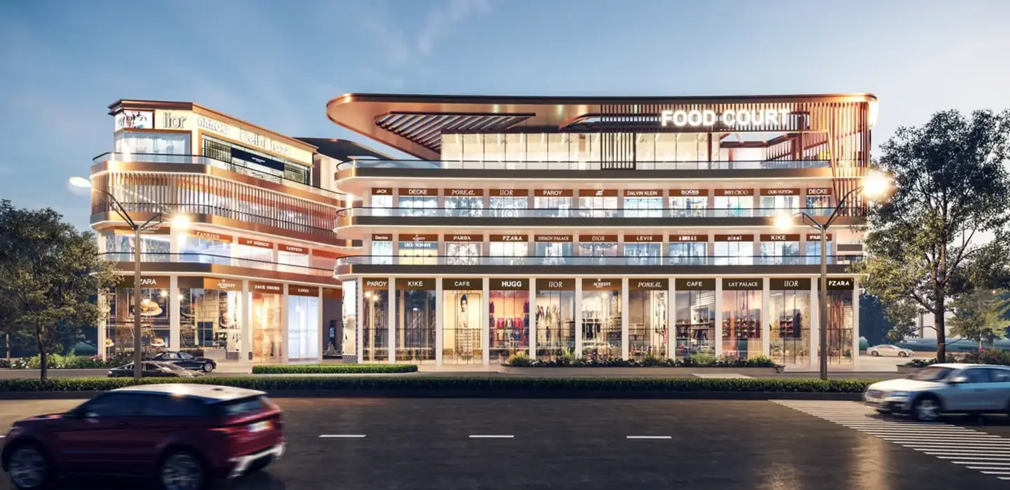 M3M Atrium57 – street elevation (artist's impression)