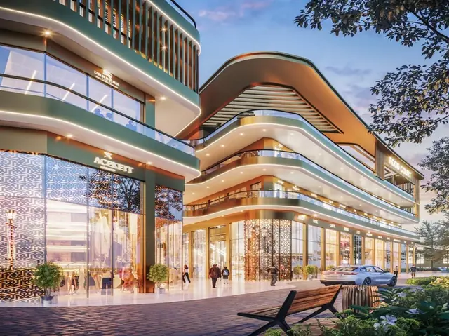 M3M Atrium57 – ground-floor shopfronts and forecourt (artist's impression)