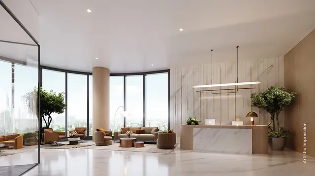 M3M CFC – reception lounge (artist's impression)