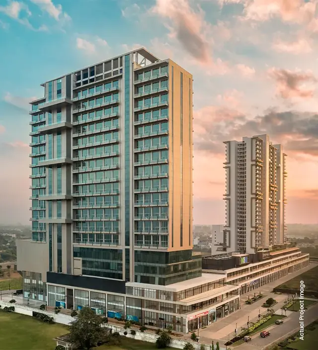 M3M Corner Walk – office tower above the retail podium