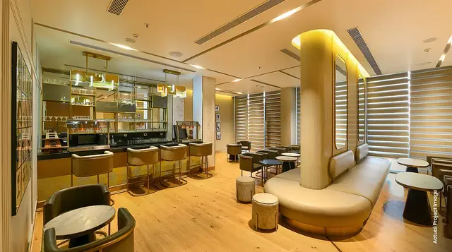 M3M Corner Walk – café and lounge interior