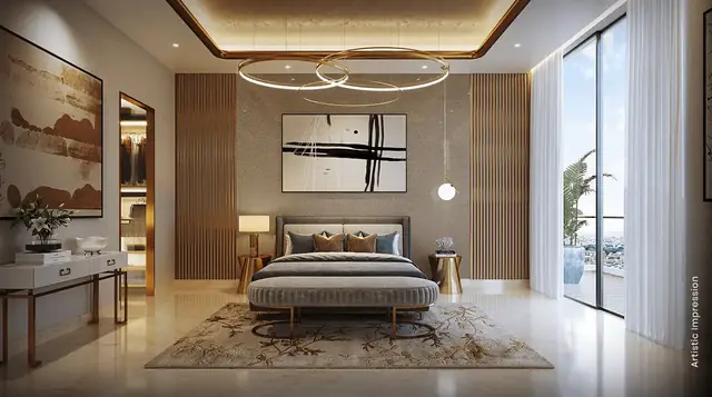 M3M Crown – bedroom (artist's impression)