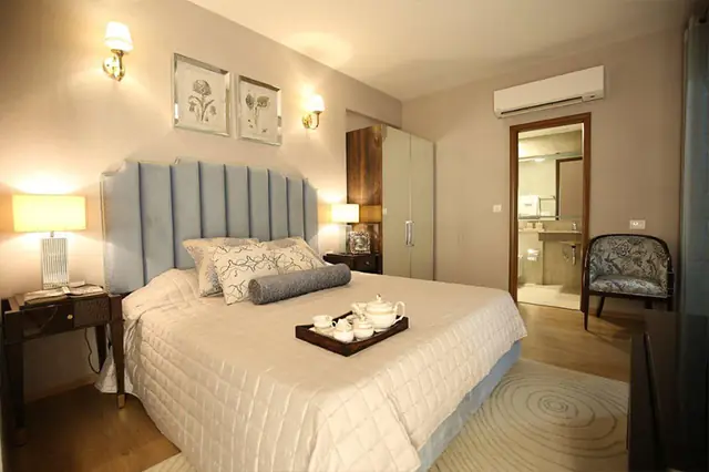 M3M Duo High – bedroom in the sample apartment