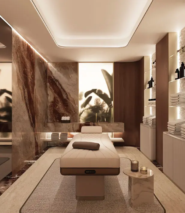 M3M Residences by Elie Saab – spa treatment room in the club (artist's impression)