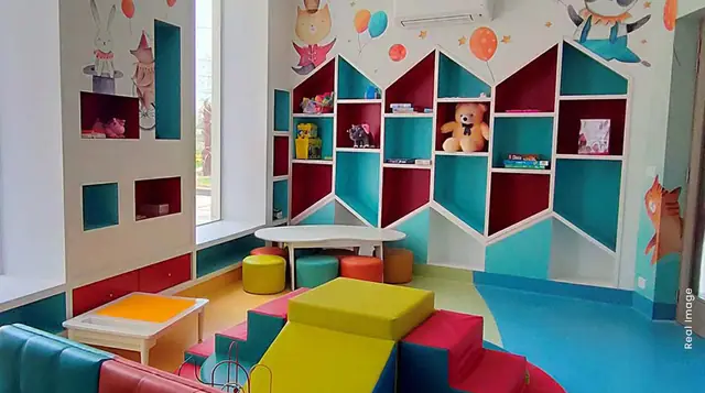 M3M Flora 68 – kids' activity room (actual photograph)