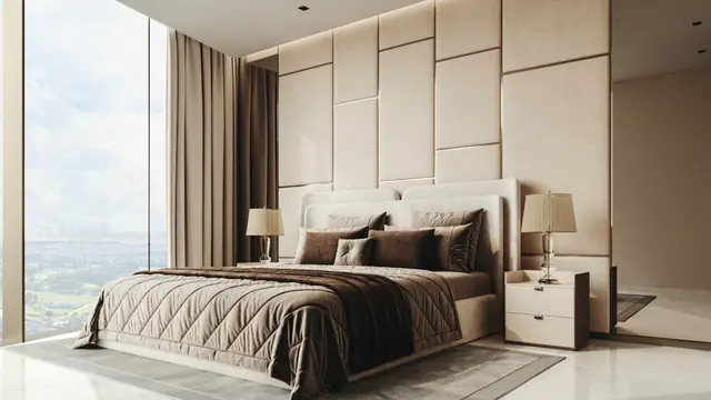 M3M Franck Muller Residences – bedroom: Artistic impression of the Franck Muller branded residences in Dubai, shown for brand reference only – not a depiction of M3M Franck Muller Residences, Gurgaon