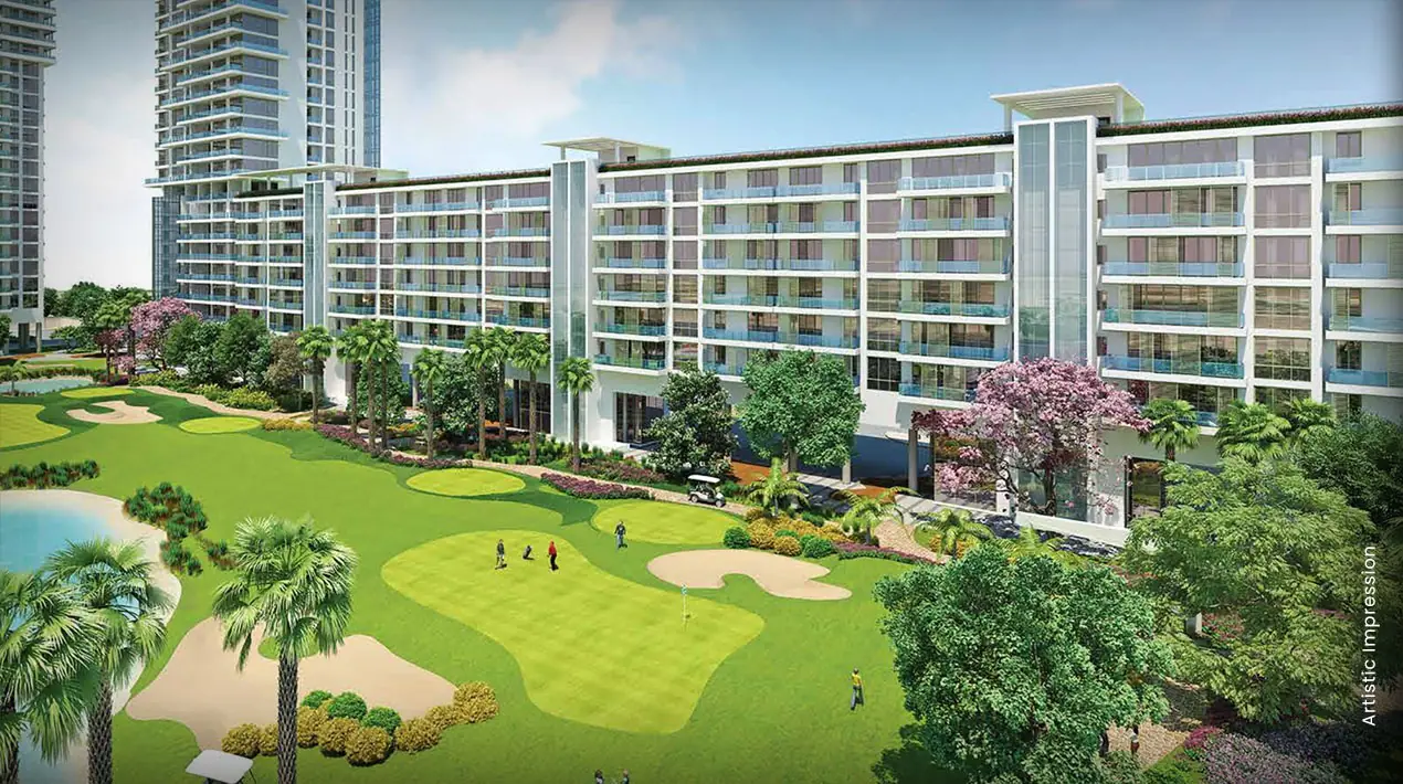M3M Golf Estate – Panorama Suites overlooking the greens (artist's impression)