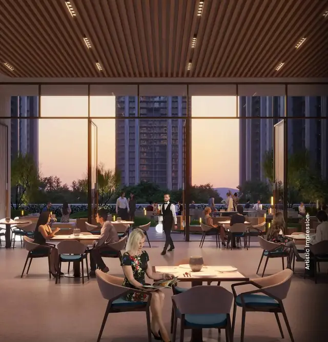 M3M Golf Hills – multi-cuisine restaurant (artist's impression)