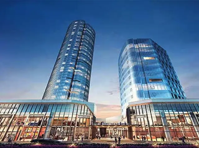 M3M IFC – twin towers above the retail podium (artist's impression)