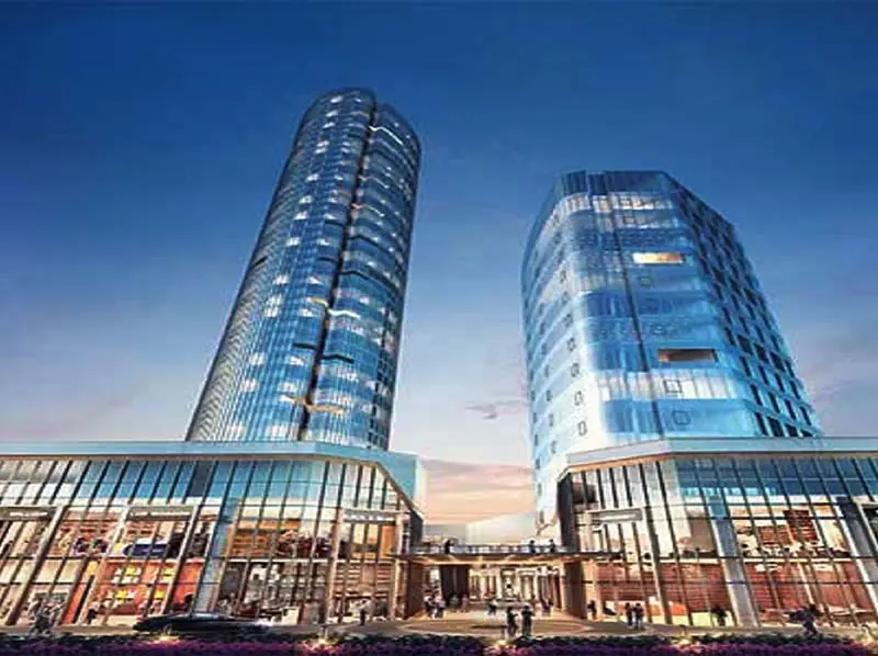M3M IFC – twin towers above the retail podium (artist's impression)