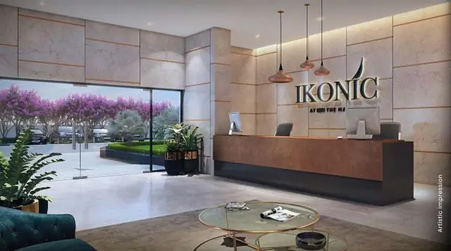 M3M Ikonic – welcome lobby and reception (artist's impression)