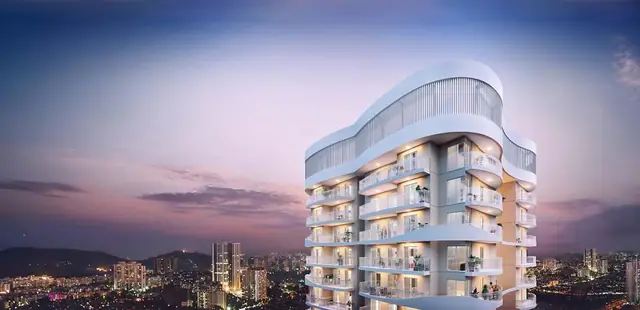 M3M Ikonic – upper floors and crown of the tower (artist's impression)