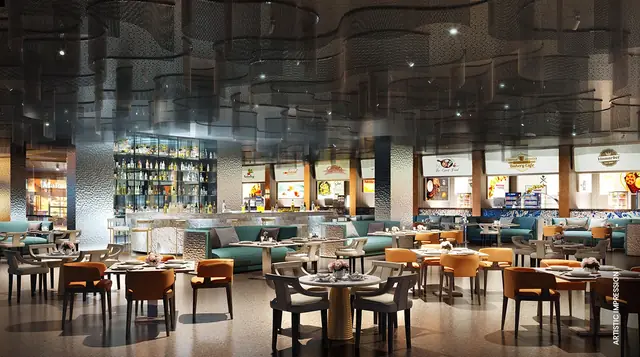 M3M Jewel – indoor dining level (artist's impression)