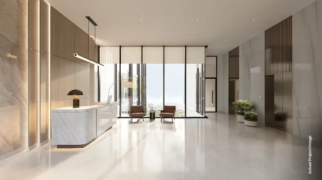M3M Jewel – office lobby and reception (artist's impression)