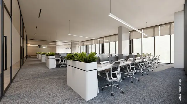 M3M Jewel – open-plan office floor (artist's impression)