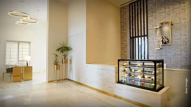 M3M Latitude – apartment foyer (actual photograph)