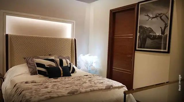 M3M Lofts 74 – bedroom on the mezzanine level