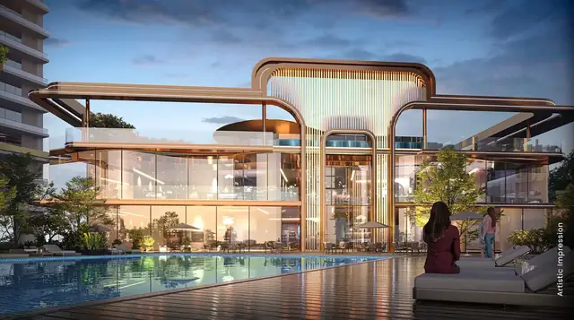 M3M Mansion – Club Imperial and pool (artist's impression)