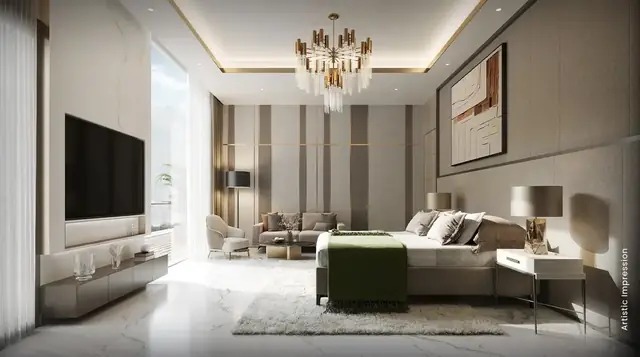 M3M Mansion – bedroom (artist's impression)
