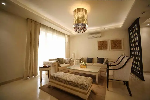 M3M Merlin – living room of the sample apartment