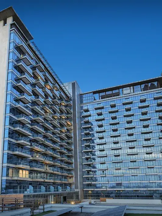 M3M My Den – serviced apartment towers at M3M Urbana (actual photograph)