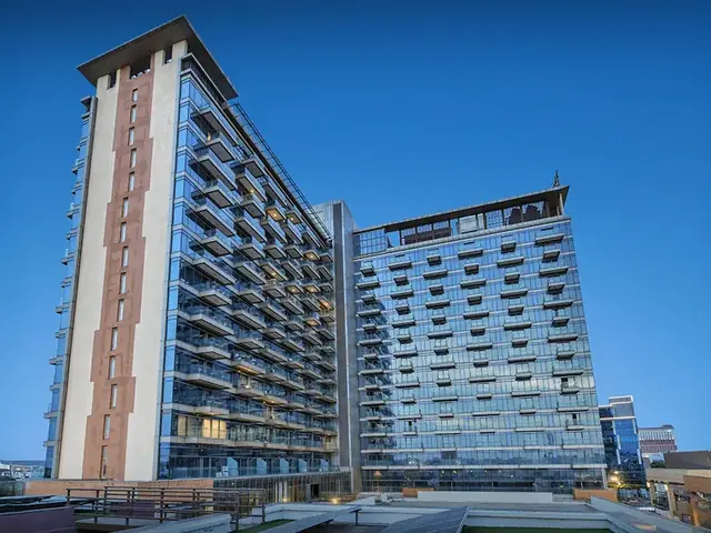 M3M My Den – serviced apartment towers at M3M Urbana (actual photograph)