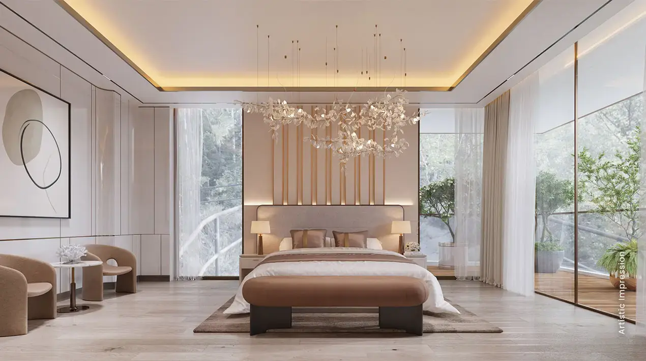 M3M Opus – bedroom (artist's impression)