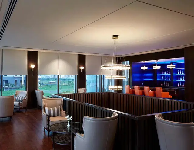M3M Golf Estate – bar and lounge at Club Elevate