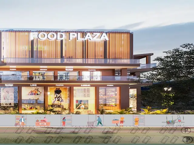 M3M Paragon57 – food plaza frontage (artist's impression)