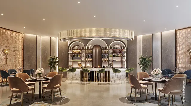M3M Paragon57 – restaurant interior (artist's impression)
