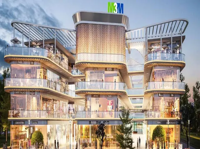 M3M Route65 – front elevation of the central block (artist's impression)