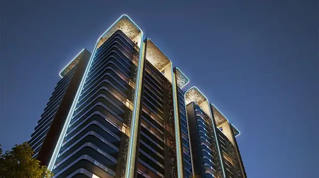 M3M St Andrews tower facade at SCDA (artist's impression)