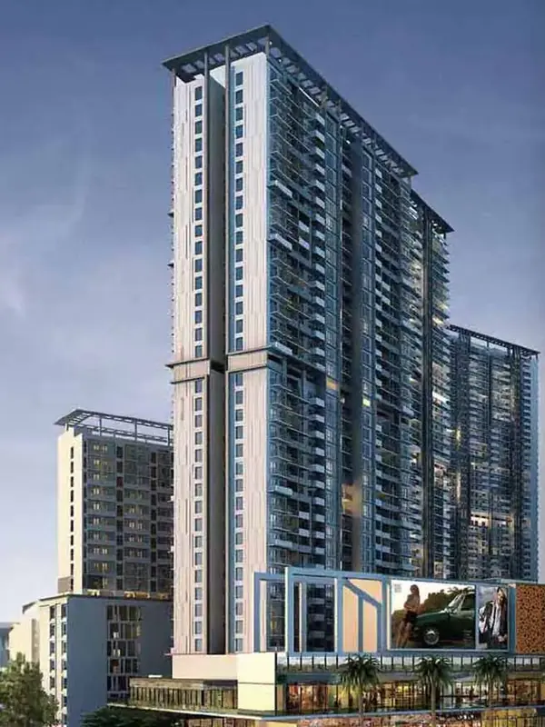 M3M Sky City – high-rise tower over the retail podium (artist's impression)