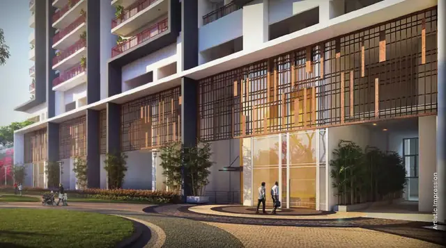 M3M Sky City – tower entrance (artist's impression)