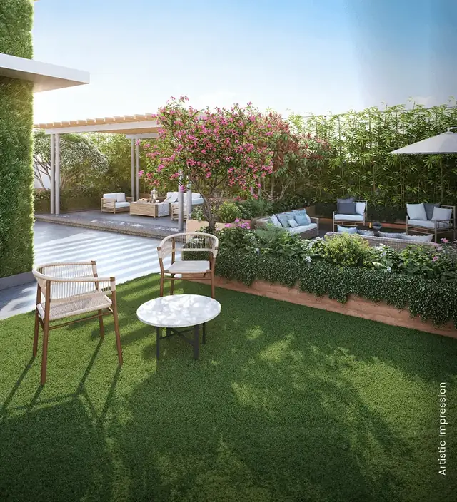 M3M Soulitude – private terrace garden (artist's impression)