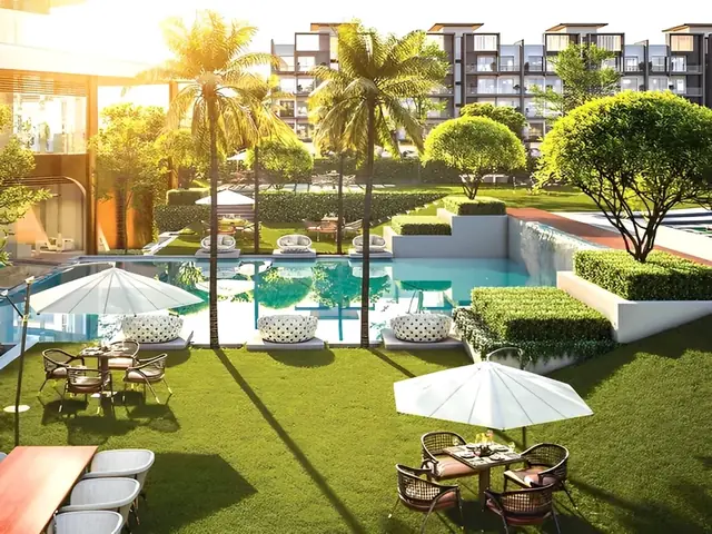 M3M Soulitude – pool-side lawn (artist's impression)