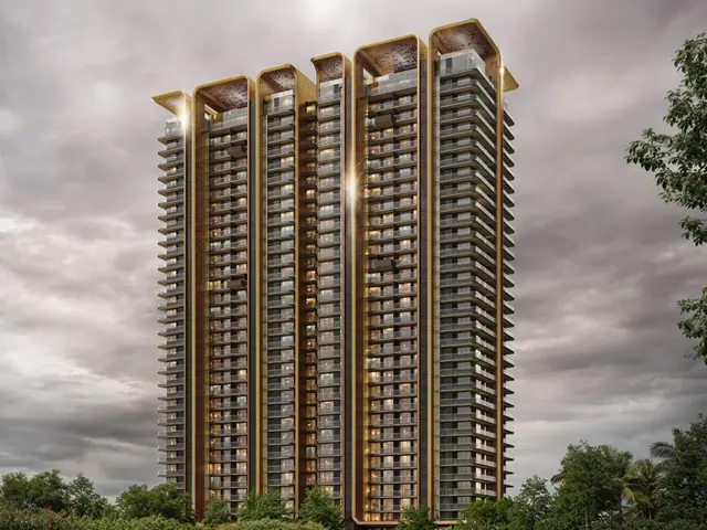 M3M St Andrews, SCDA – tower beside the golf greens (artist's impression)