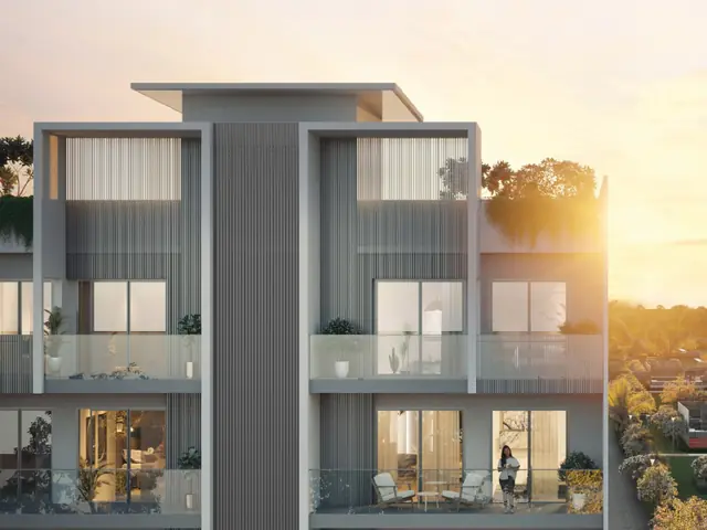 M3M Terraces – façade with balconies and rooftop terrace (artist's impression)