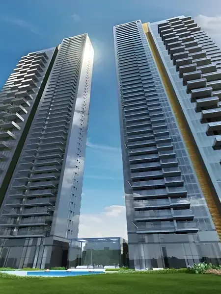 M3M Trump Tower – the two residential towers (artist's impression)